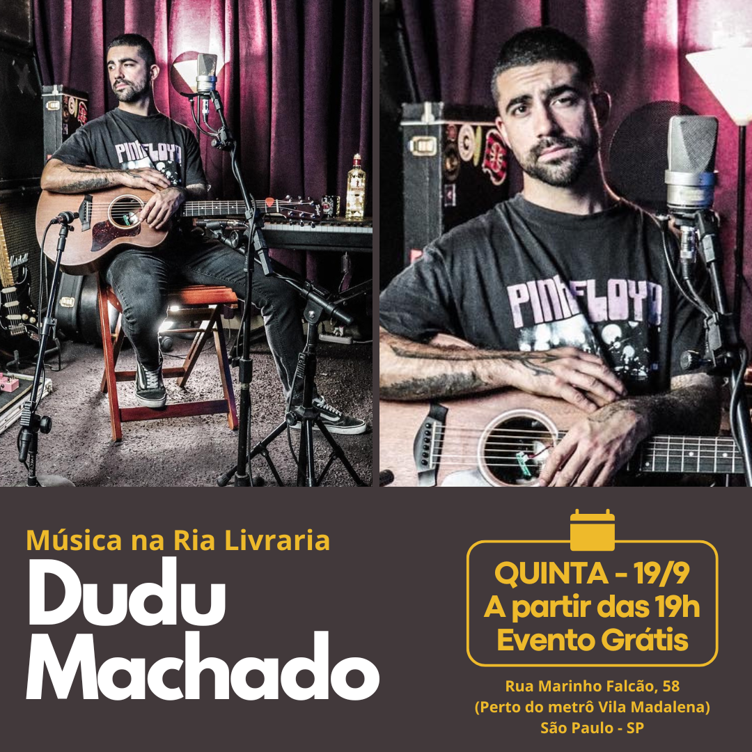 Apresentação musical com Dudu Machado