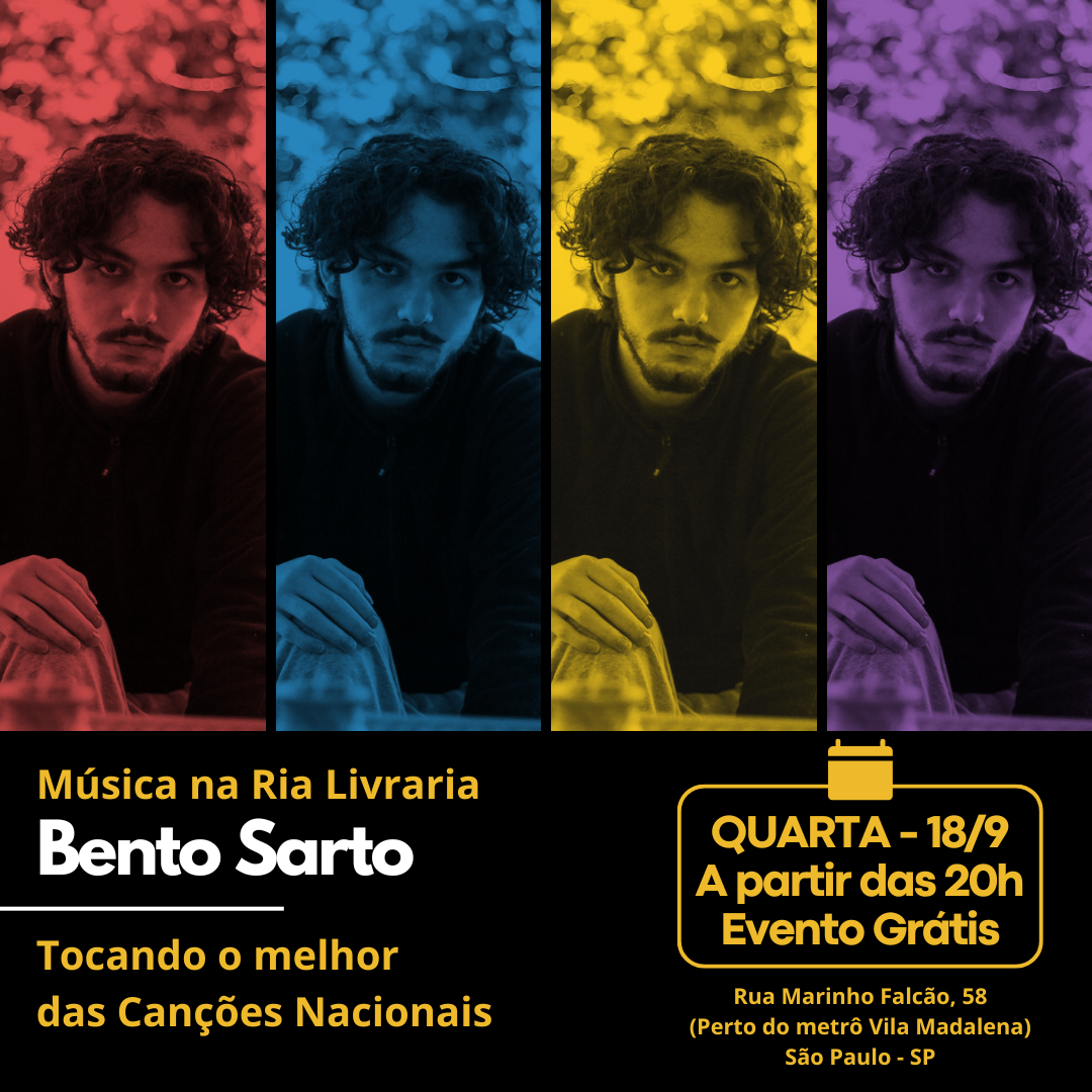 Apresentação musical com Bento Sarto